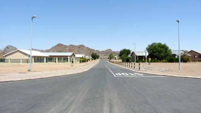 Straße in Rosh Pinah